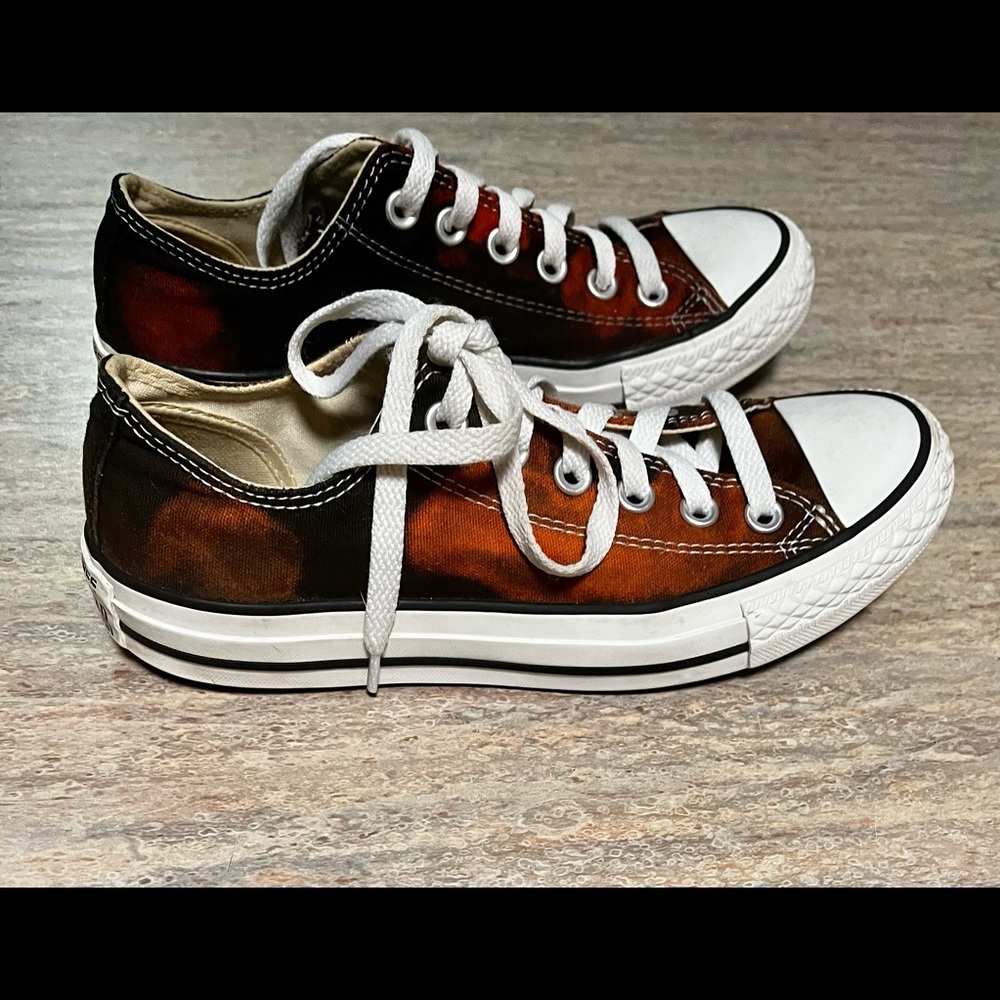 Converse All Star Unisex tie dye brown sneakers - Picture 6 of 16